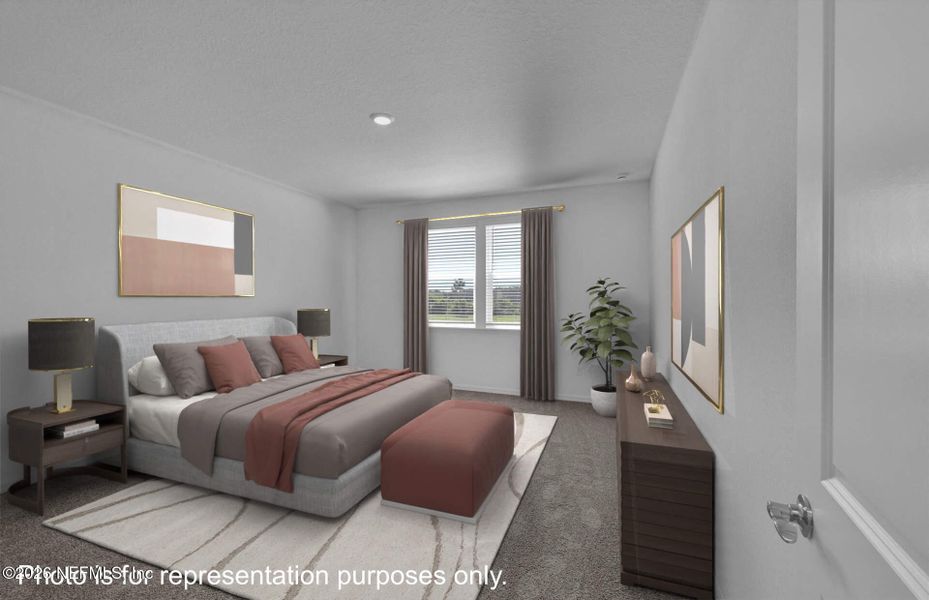 Furnished interior view inside a new home in Hyland Trail, Green Cove Springs (Image 5).