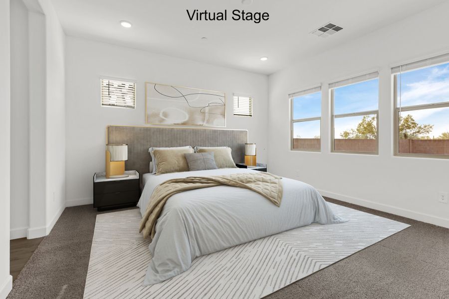 Furnished interior view inside a new home in Tavira at Twin Peaks, Oro Valley (Image 6).