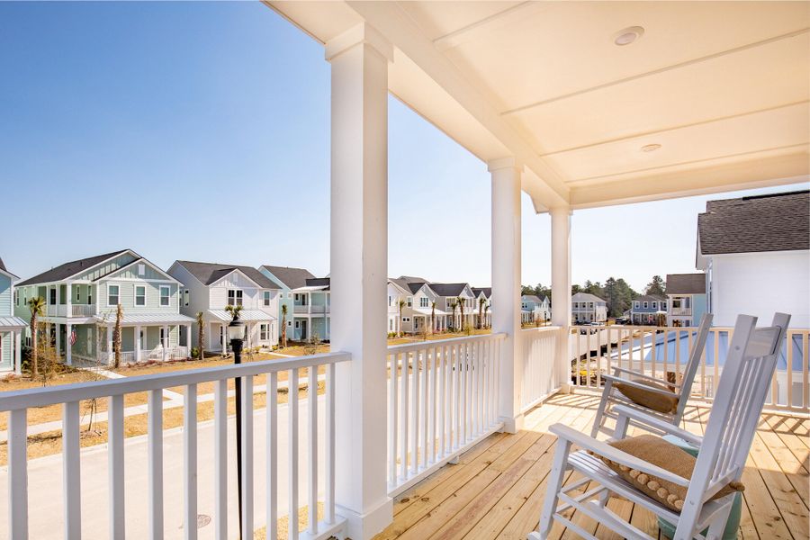 Exterior details and patio area of a home in Sweetgrass at Summers Corner, Summerville (Image 3). Exterior details and patio area of a home in Sweetgrass at Summers Corner, Summerville (Image 3).