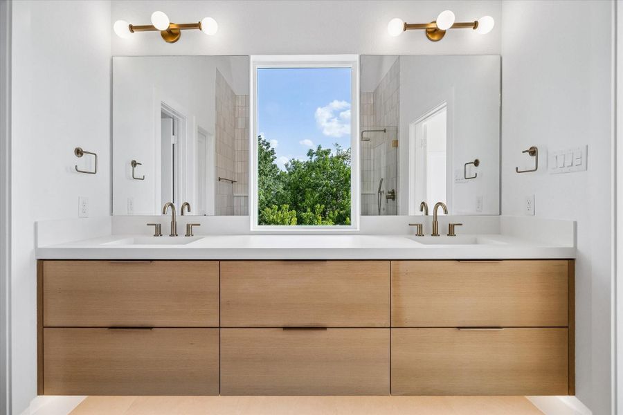 Furnished interior view inside a new home in , Houston (Image 16).