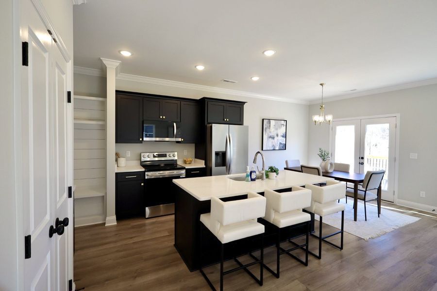 Representative furnished interior of a home built from the Hamilton by Riverstone Construction, LLC in The Exuma, Ooltewah (Image 11).