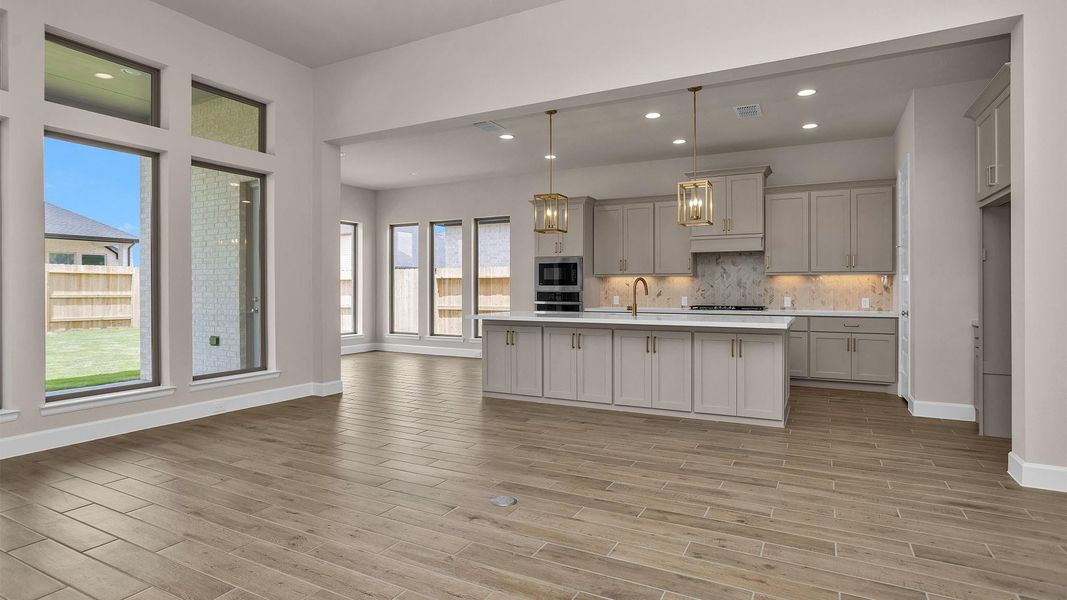 Furnished interior view inside a new home in Grange 60', Katy (Image 6). Furnished interior view inside a new home in Grange 60', Katy (Image 6).