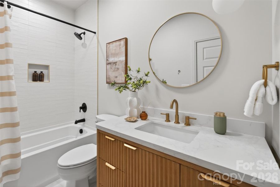 Furnished interior view inside a new home in , Charlotte (Image 6).