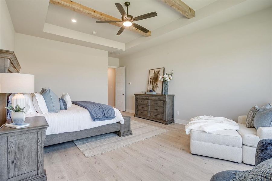 Furnished interior view inside a new home in , Weatherford (Image 21).