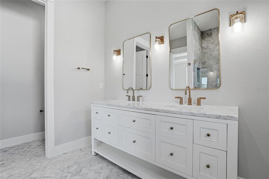 Furnished interior view inside a new home in , St. Petersburg (Image 18).