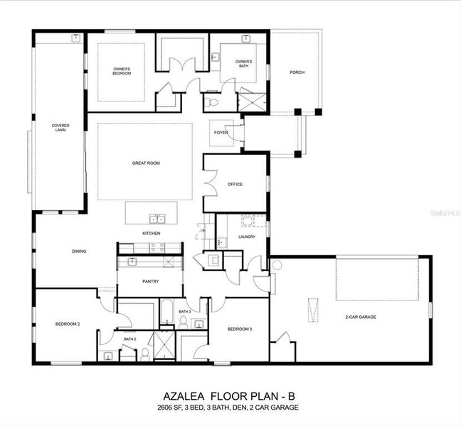 2D floor plan layout of this home in Southern Hills Plantation, Brooksville, FL (Image 5). 2D floor plan layout of this home in Southern Hills Plantation, Brooksville, FL (Image 5).