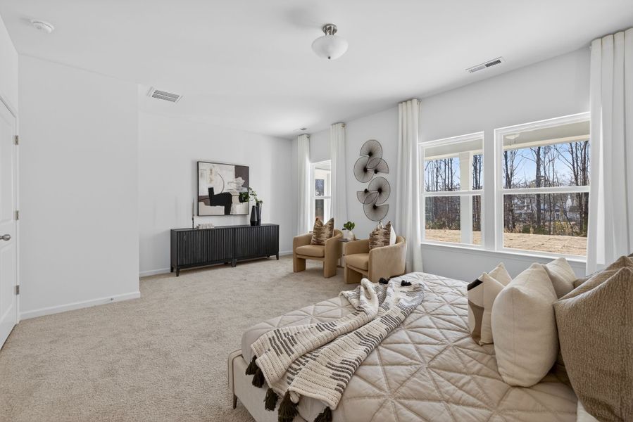 Furnished interior view inside a new home in Copper Ridge at Flowers Plantation, Clayton (Image 18).