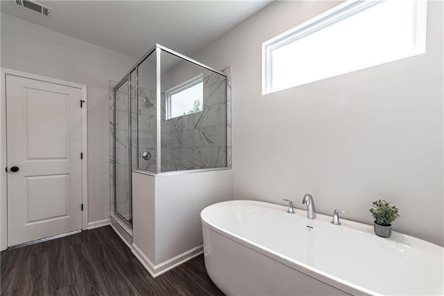 Furnished interior view inside a new home in , Canton (Image 37).