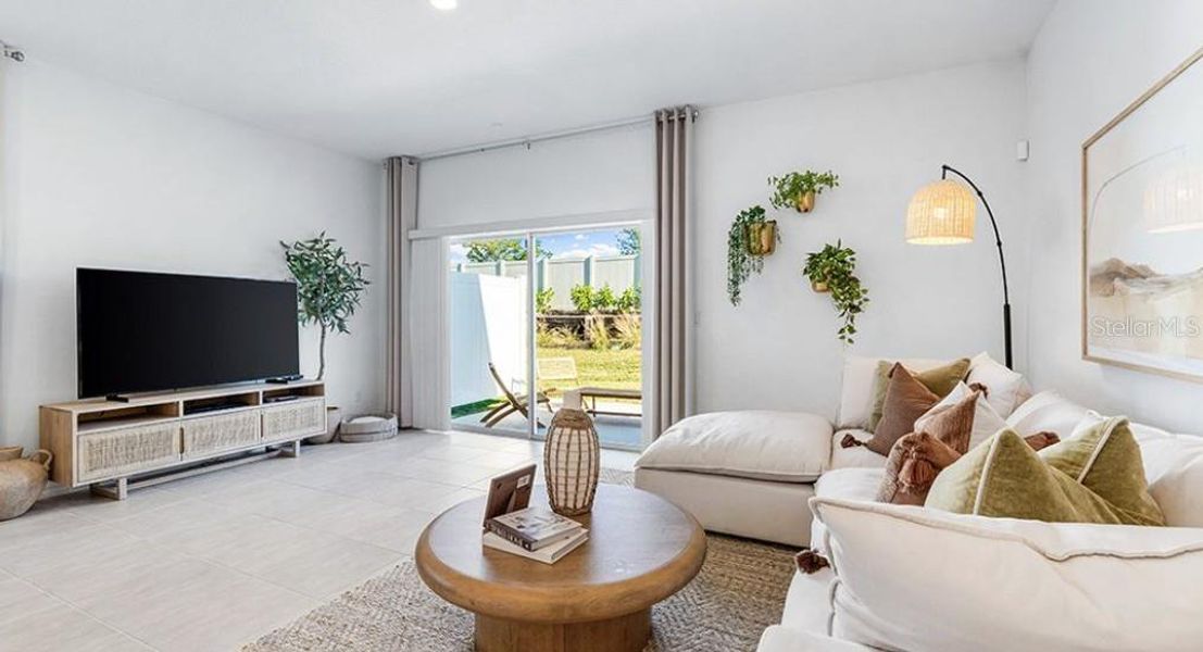 Furnished interior view inside a new home in Waterstone, Groveland (Image 9).