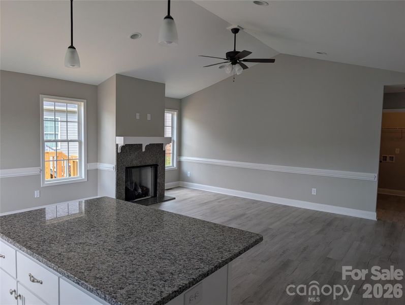 Great Room from Kitchen View
