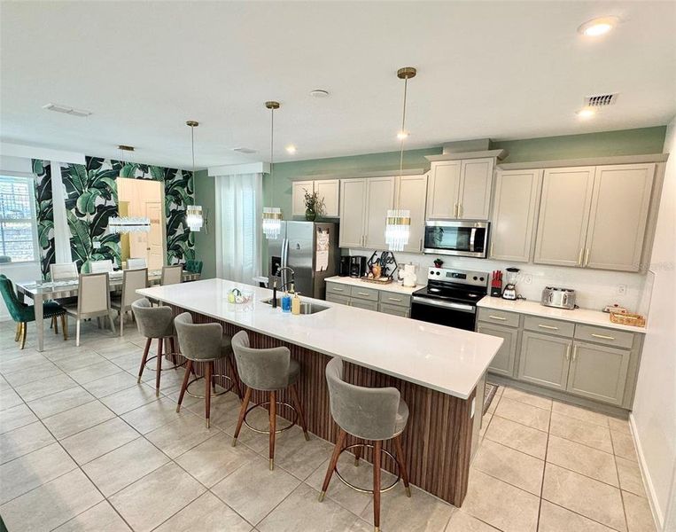 Furnished interior view inside a new home in , Kissimmee (Image 28).