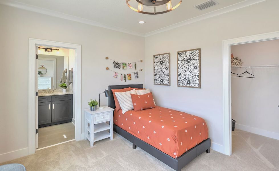 Furnished interior view inside a new home in Seven Pines, Jacksonville (Image 33).