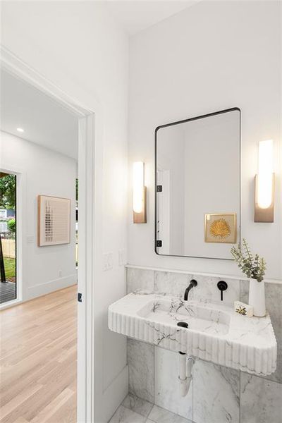 Furnished interior view inside a new home in , Atlanta (Image 11).