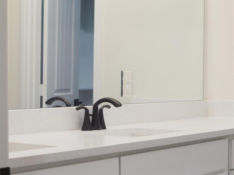 Bathroom view of vanity Bathroom view of vanity