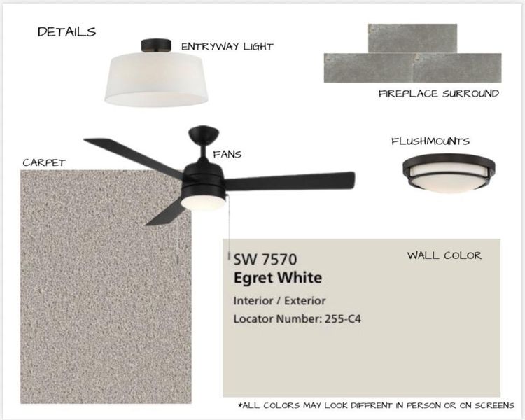 Sample of building materials used in homes in White Oak, Arlington (Image 4).