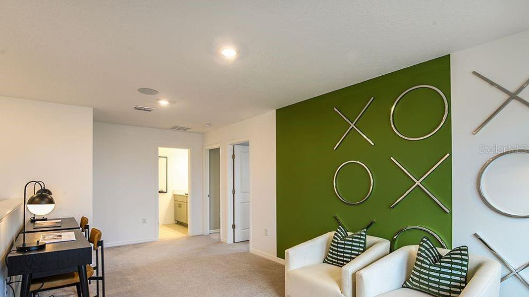 Furnished interior view inside a new home in Marion Creek, Haines City (Image 11). Furnished interior view inside a new home in Marion Creek, Haines City (Image 11).