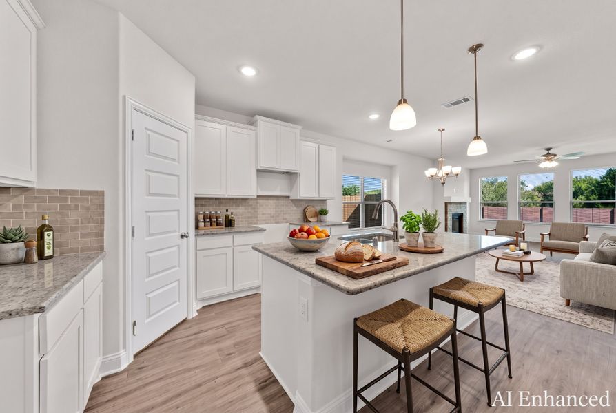 Furnished interior view inside a new home in Summerwood, Red Oak (Image 8).