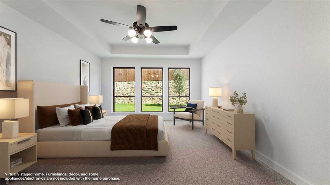 Furnished interior view inside a new home in The Heights At Uptown Celina 50', Celina (Image 7).