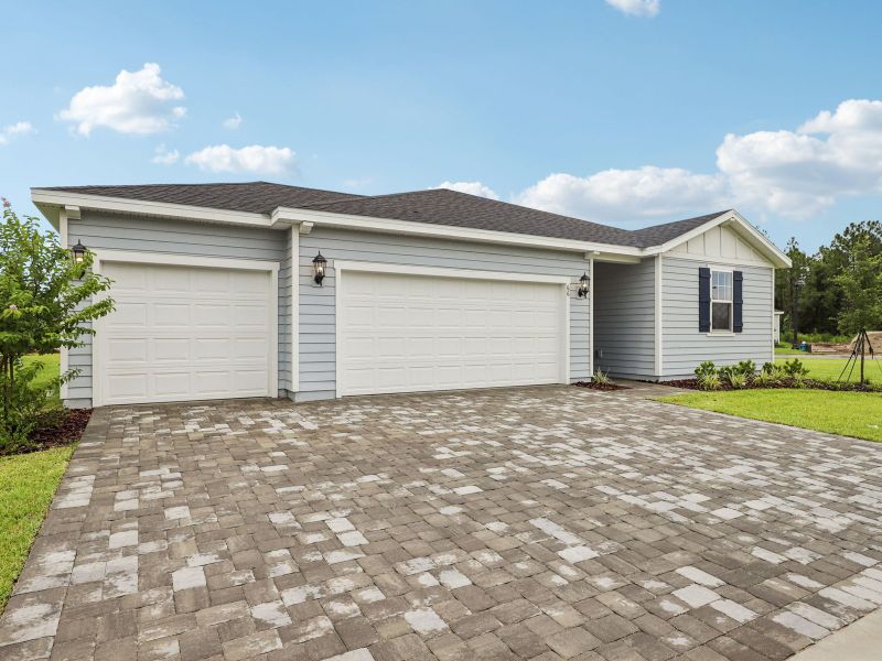 The Exterior of Elevation B at 66 Tequesta Ct.