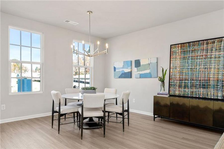 Furnished interior view inside a new home in Harmony, Auburn (Image 6).