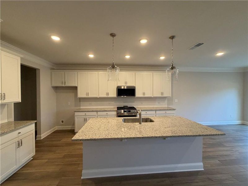 Furnished interior view inside a new home in , Dawsonville (Image 3).