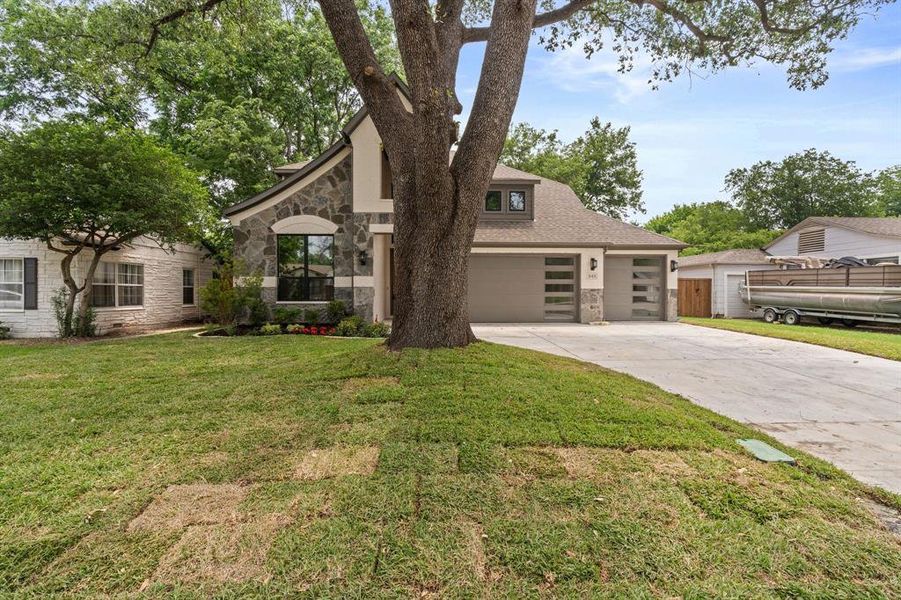 Front exterior of a new home in , Fort Worth, TX, highlighting curb appeal (Image 1). Front exterior of a new home in , Fort Worth, TX, highlighting curb appeal (Image 1).