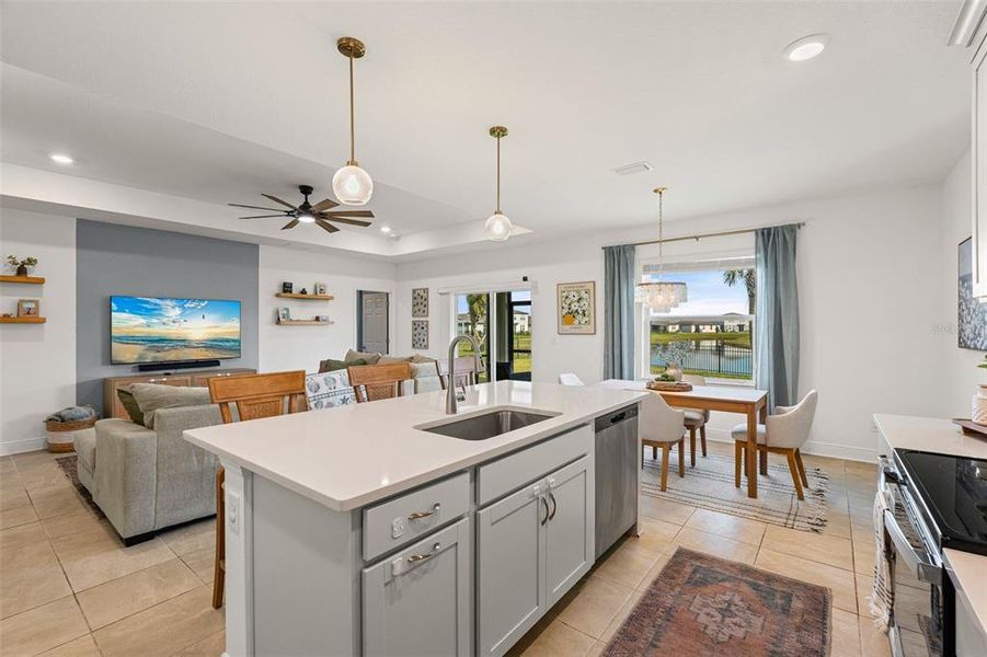 Furnished interior view inside a new home in Summerwoods, Parrish (Image 18). Furnished interior view inside a new home in Summerwoods, Parrish (Image 18).