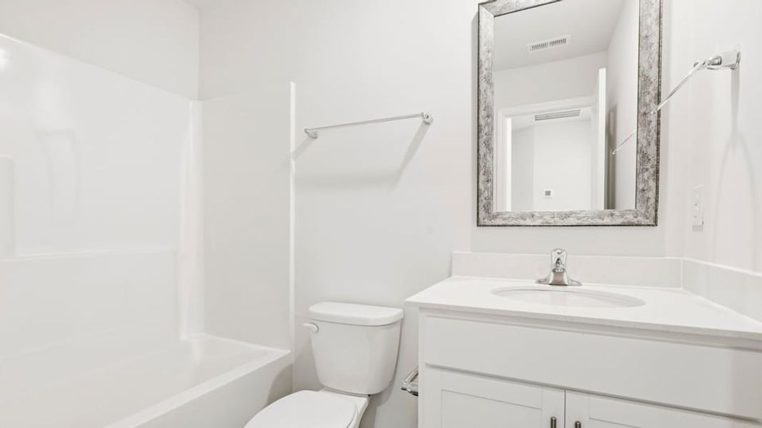 Furnished interior view inside a new home in Covington Village, Greer (Image 9). Furnished interior view inside a new home in Covington Village, Greer (Image 9).