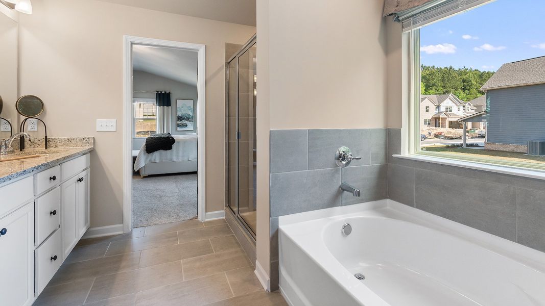 Furnished interior view inside a new home in Camp Creek Village, Atlanta (Image 37).