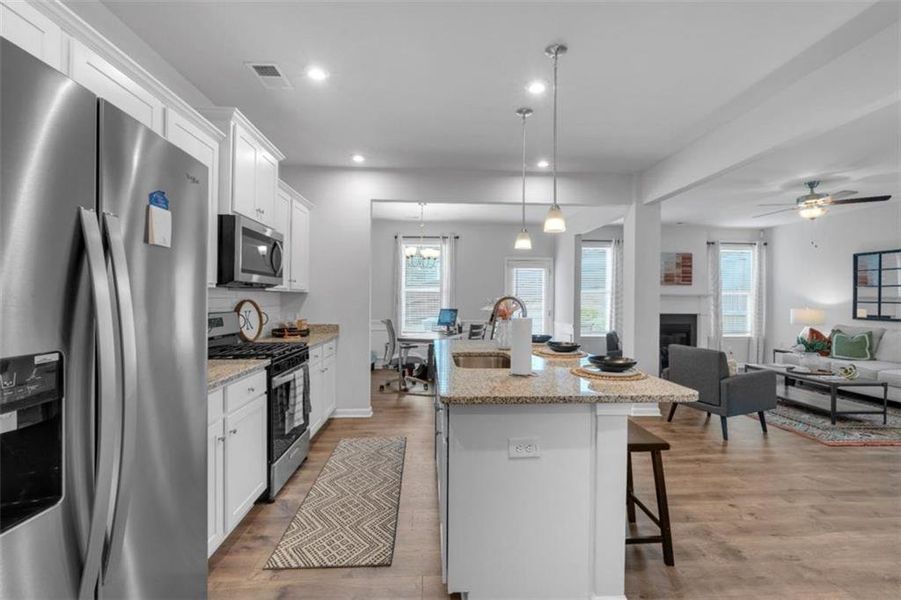 Furnished interior view inside a new home in Park Center Pointe, Austell (Image 17).