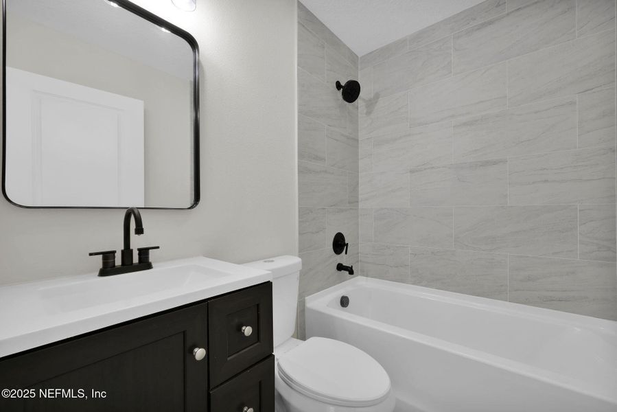 Furnished interior view inside a new home in , Jacksonville (Image 15). Furnished interior view inside a new home in , Jacksonville (Image 15).