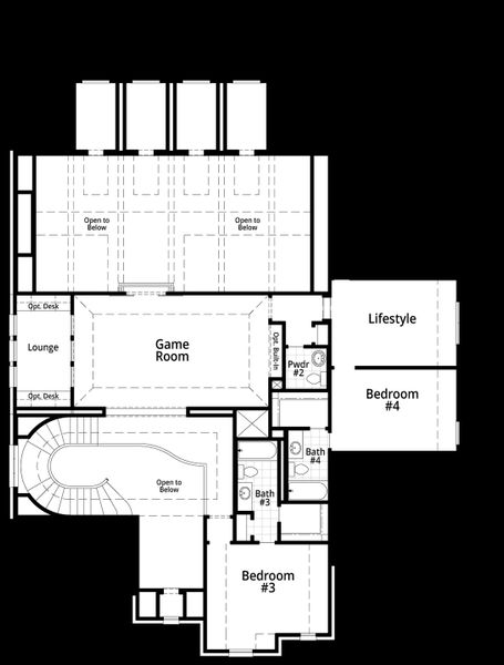 Upstairs Floor Plan