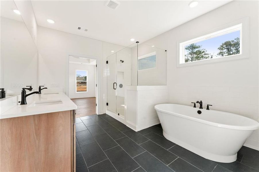 Furnished interior view inside a new home in , Canton (Image 7).