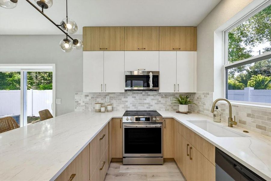 Furnished interior view inside a new home in , St. Petersburg (Image 19).