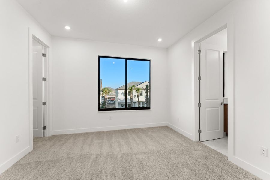 Representative unfurnished interior of a home built from the Cape by Mattamy Homes in Newfield - Rosette Park, Palm City (Image 20).