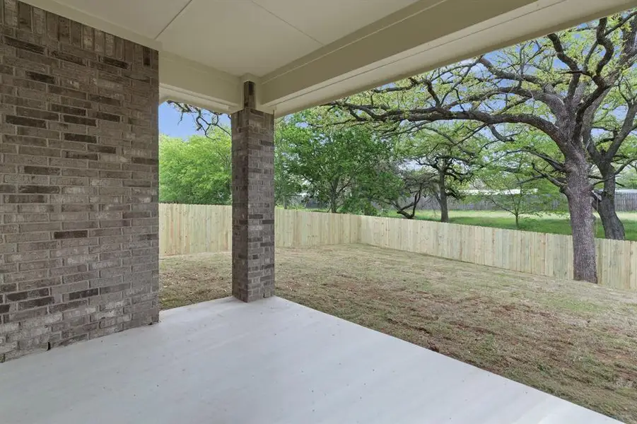 Exterior details and patio area of a home in , Weatherford (Image 4). Exterior details and patio area of a home in , Weatherford (Image 4).
