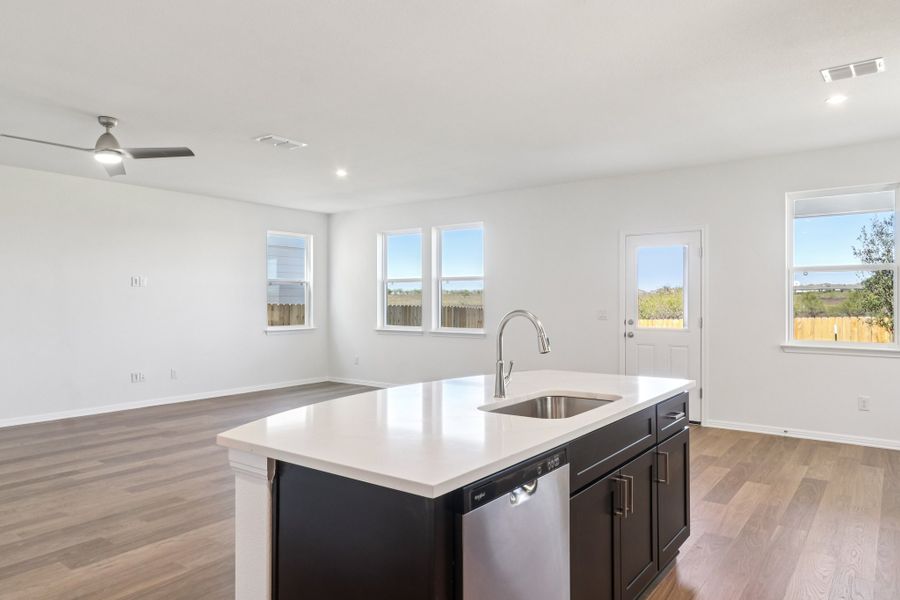 Furnished interior view inside a new home in Porter Country, Buda (Image 6).