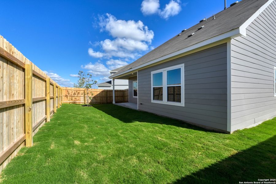 Exterior details and patio area of a home in Cordova Trails, Seguin (Image 4). Exterior details and patio area of a home in Cordova Trails, Seguin (Image 4).