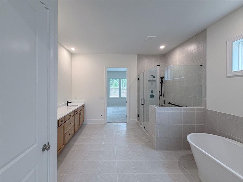 Furnished interior view inside a new home in Ashbury Commons, Powder Springs (Image 10).