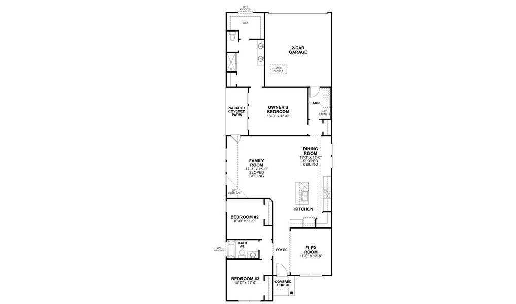 2D floor plan layout of this home in Tarrytown, Crowley, TX (Image 3). 2D floor plan layout of this home in Tarrytown, Crowley, TX (Image 3).