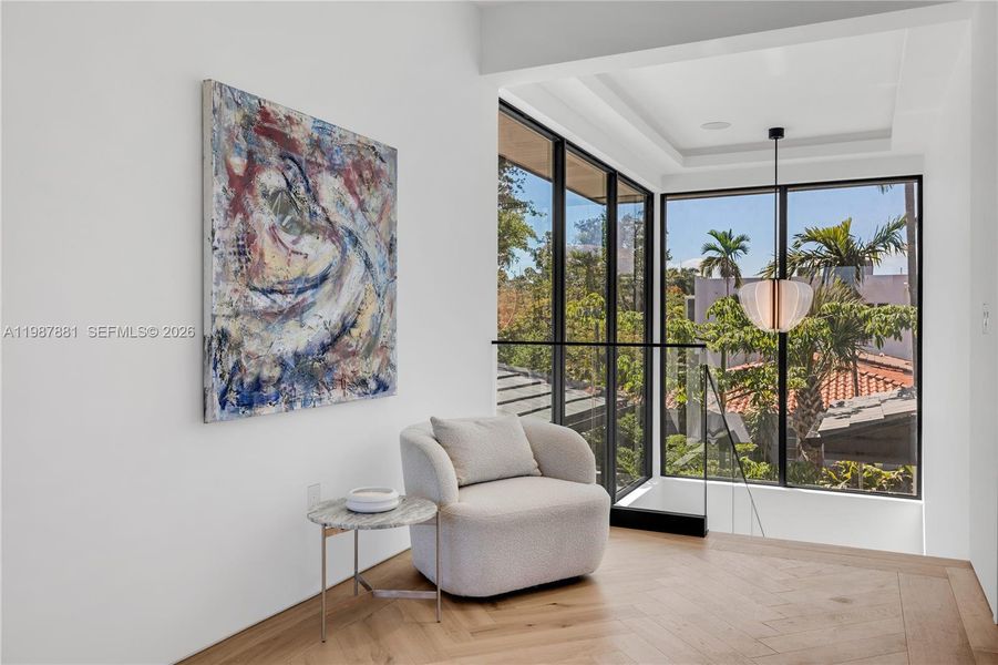 Furnished interior view inside a new home in , Miami (Image 14).