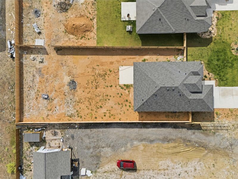 Aerial view of whole property
