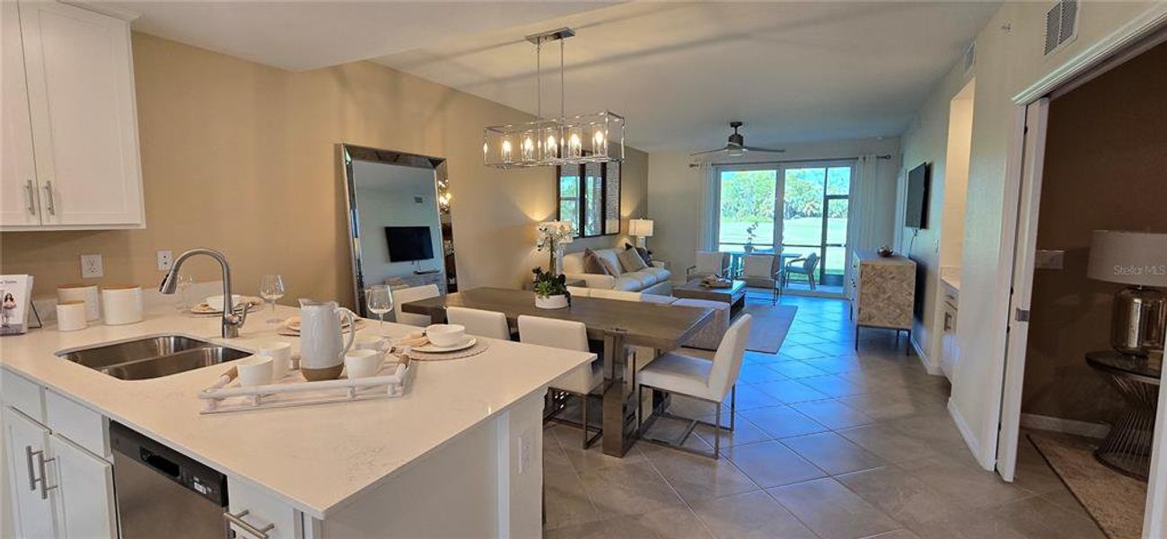 Furnished interior view inside a new home in , Venice (Image 17). Furnished interior view inside a new home in , Venice (Image 17).