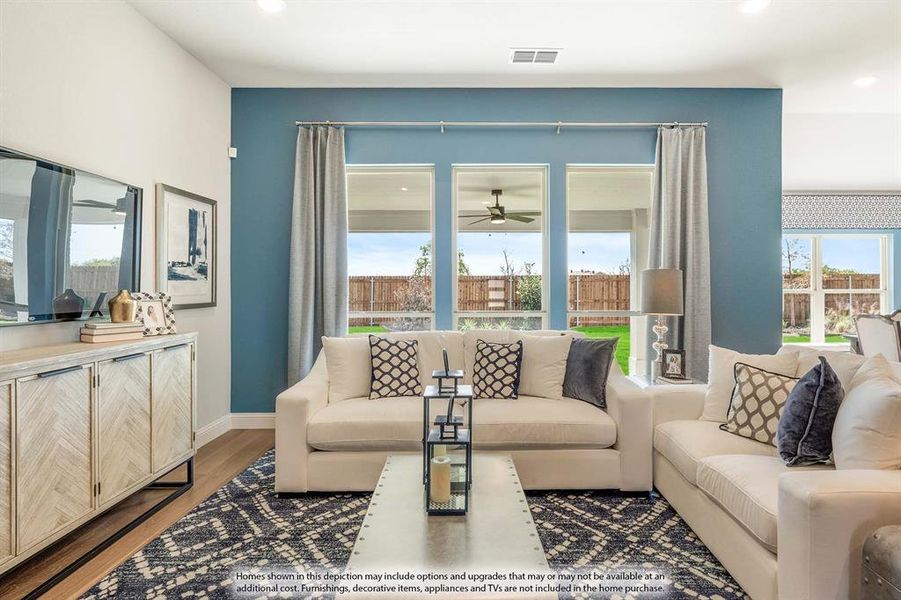 Furnished interior view inside a new home in Timberbrook 3B-4A, Justin (Image 12).