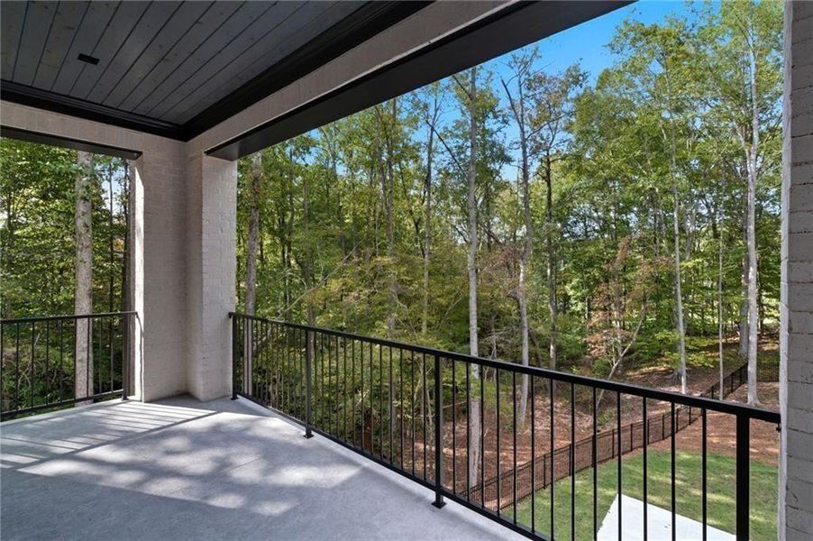 Exterior details and patio area of a home in , Alpharetta (Image 41).