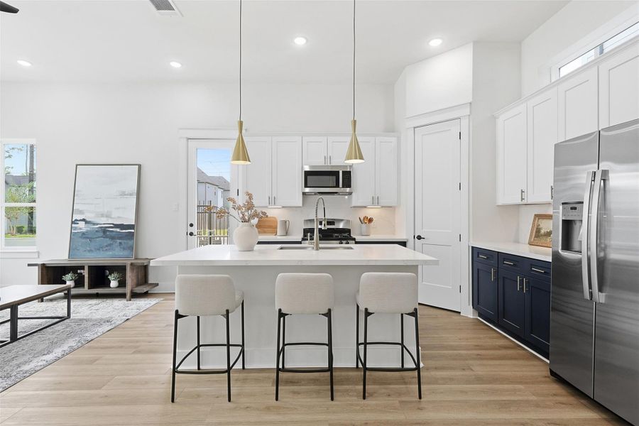 Furnished interior view inside a new home in , Houston (Image 8).
