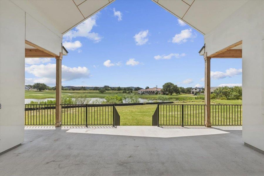 Enjoy stellar views of the golf course and the surrounding Hill Country from your own back porch. Enjoy stellar views of the golf course and the surrounding Hill Country from your own back porch.