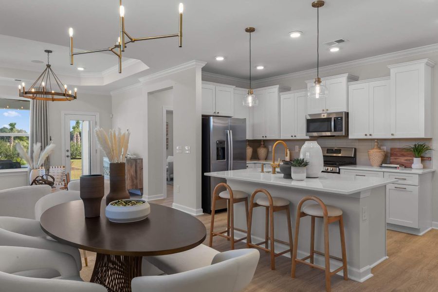 Representative furnished interior of a home built from the The Sunflower by Chesapeake Homes in Terrapin, Leland (Image 12).