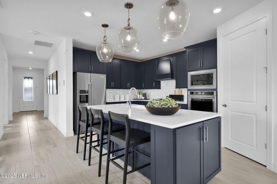 Furnished interior view inside a new home in Hawthorn Park at Wildlight, Yulee (Image 14).