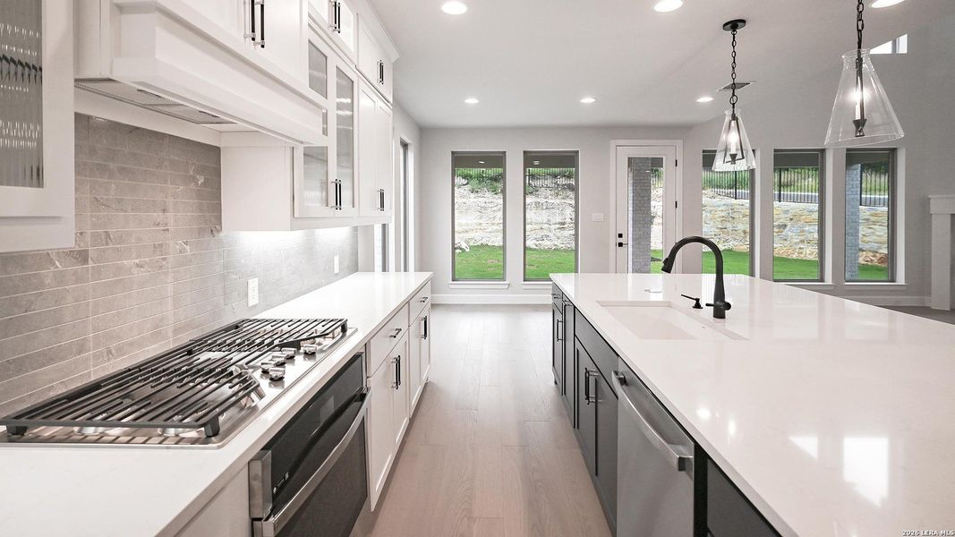 Furnished interior view inside a new home in Hidden Canyon, San Antonio (Image 6).